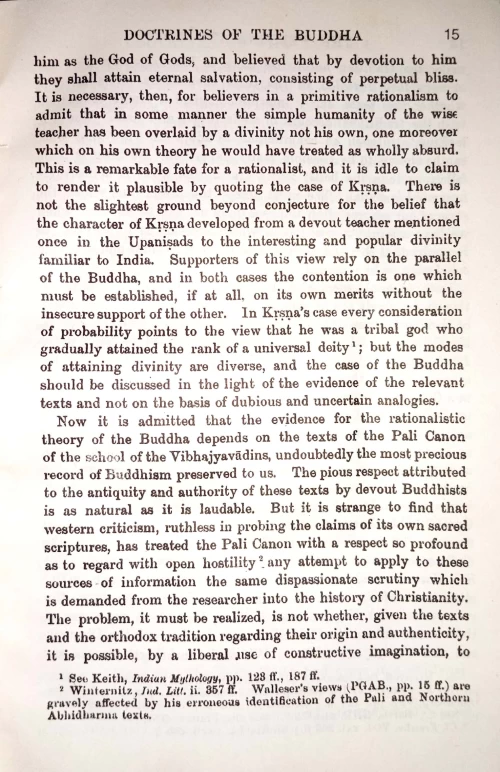 Buddhist Philosophy in India and Ceylon